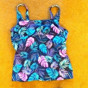 Lands End bathing suit top